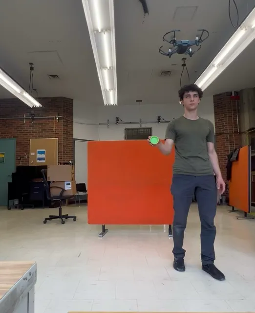 Action shot of Tello circle follower